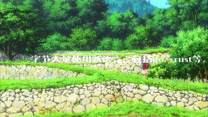 字节大量使用新语言，包括go，rust等，为什么阿里一直都抱着j***a不松手？