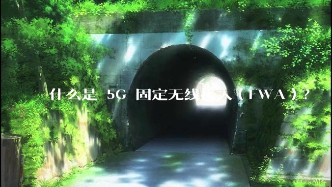 什么是 5G 固定无线接入（FWA）？