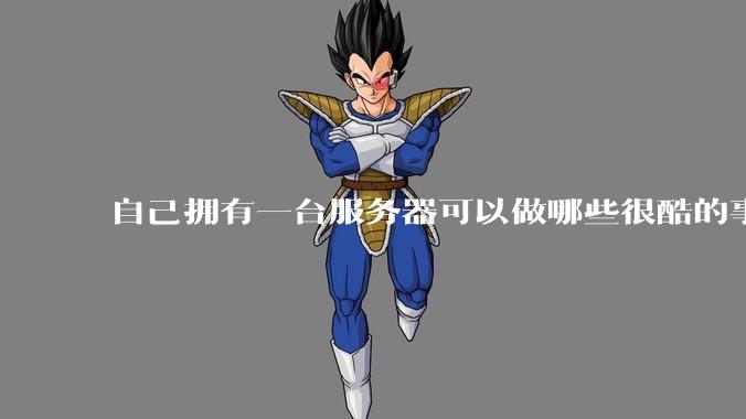自己拥有一台服务器可以做哪些很酷的事情？